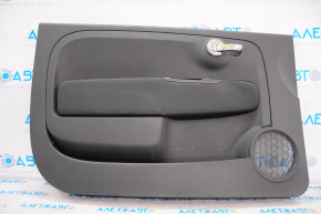 Door trim card front left Fiat 500 12-17 black, scratches