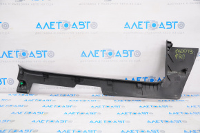 Door sill trim front right Fiat 500 12-19 black