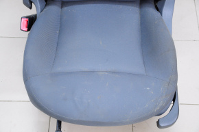 Driver's seat Fiat 500 12-13 without airbag, mechanic, leather-cloth black-gray