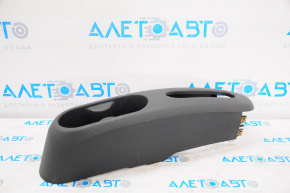 Central rear console Fiat 500 12-19 black