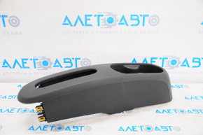 Central rear console Fiat 500 12-19 black