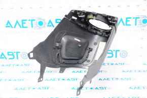 Central front console Fiat 500 12-15 black