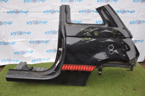 Quarter wing rear left Fiat 500 12-19 black, dent