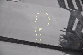 Quarter wing rear left Fiat 500 12-19 black, dent