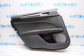 Door trim card rear left Ford Fusion mk5 13-16 titanium black