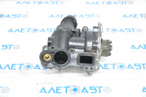 Cooling pump with thermostat housing assembly VW Tiguan 09-17 plastic