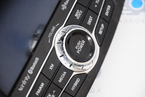 Radio tape recorder Hyundai Sonata 11-12 with navigation, chrome is worn out, display does not work, for spare parts