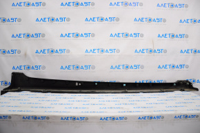Left threshold Hyundai Sonata 11-15 hybrid, black, scratches, broken fasteners, broken fasteners