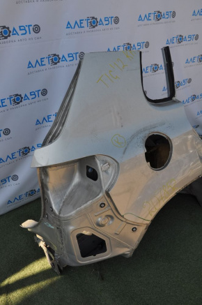 Quarter wing rear right VW Tiguan 09-18 silver, small poke