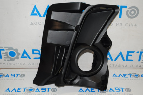 Front bumper grille right Toyota Highlander 17-19 under fog lights