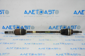 Drive axle shaft rear left Ford Escape MK3 13-19 rusty, outer CV joint boot torn
