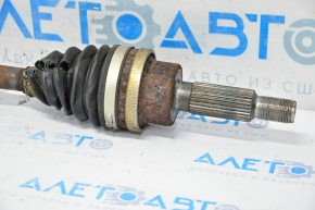 Drive axle shaft rear left Ford Escape MK3 13-19 rusty, outer CV joint boot torn
