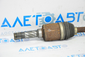 Drive axle shaft rear left Ford Escape MK3 13-19 rusty, outer CV joint boot torn