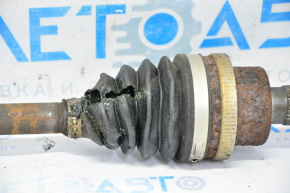 Drive axle shaft rear left Ford Escape MK3 13-19 rusty, outer CV joint boot torn