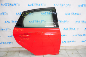 Door assembly rear right Ford Focus mk3 11-18 red PQ dented