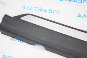 Door sill trim front left Hyundai Sonata 11-15 black, with chrome trim, worn