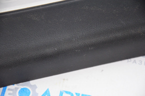 Door sill trim front left Hyundai Sonata 11-15 black, with chrome trim, worn