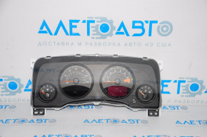 Instrument cluster Jeep Patriot 11-14 109k scratches, missing body fragment