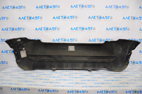 Rear bumper bare Fiat 500 12-17 black