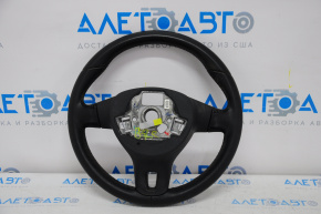 Naked steering wheel VW Passat b7 12-15 USA leather black, without buttons