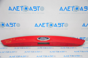 Ford Focus mk3 11-18 prerest 5d trunk door molding with emblem, broken fastening