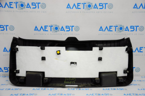 Lower trunk door trim Ford Focus mk3 11-14 prerest 5d black, scratches, broken fastener