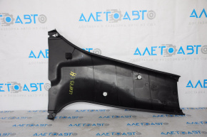 Center pillar trim lower left Nissan Leaf 13-17 black rubbed