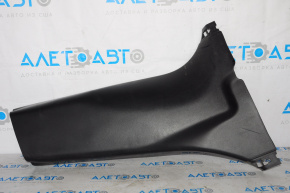 Center pillar trim lower right Nissan Leaf 13-17 black, broken fastener, scratches
