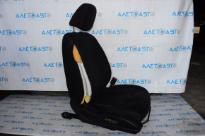 Passenger seat Nissan Leaf 13-13 without airbag, mechanical, heating, cloth black, shot
