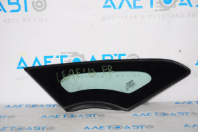 Fixed window glass front right Nissan Leaf 13-