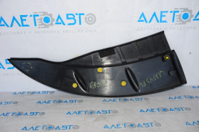 Left hood scoop trim for Nissan Leaf 13-17, 1 fastener broken