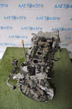 Engine Nissan Rogue 14-15 2.5 QR25DE 46k broken crepe