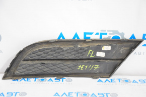 Front bumper grille, left side, VW Jetta 15-18 USA, without fog lights