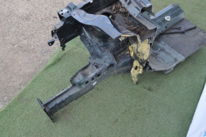 Front right quarter Fiat 500L 14-19 green