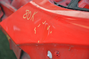 Front quarter left Ford Focus mk3 11-18 red, dent