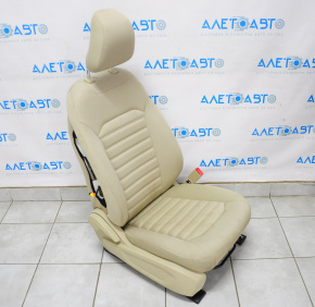 Passenger seat Ford Fusion mk5 13-15 without airbag, mechanical, cloth beige