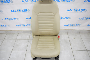 Passenger seat Ford Fusion mk5 13-15 without airbag, mechanical, cloth beige