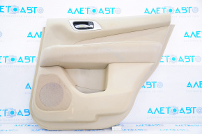 Door trim card rear right Nissan Pathfinder 13-19 leather beige, scratches