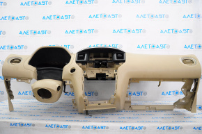 Torpedo front panel without AIRBAG Nissan Pathfinder 13-16 beige, BOSE
