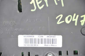 Instrument cluster VW Jetta 11-16 USA 1.4T 1.8T 2.0 135k scratches, broken mount