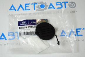 Plug towing hook front bumper Hyundai Santa FE Sport 13-16