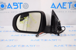 Left side mirror complete Jeep Cherokee KL 14-18 5 pins, heated, white