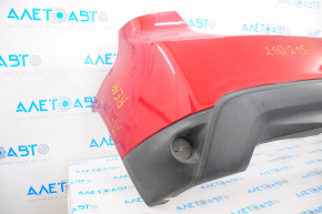 Rear bumper bare Mitsubishi Outlander Sport ASX 11-15 prerest, red, breakage crepe, scratch