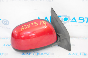 Side mirror right complete Mitsubishi Outlander Sport ASX 10-15 4 pins, red