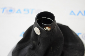 Gear shifter cover Fiat 500L 14-16 for manual transmission, black leather