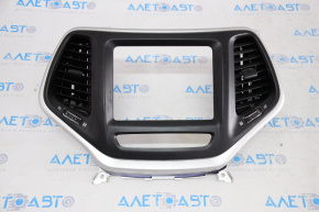 Frame for radio with air ducts Jeep Cherokee KL 14-18 for large display, ser