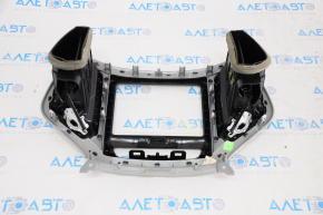 Frame for radio with air ducts Jeep Cherokee KL 14-18 for large display, ser