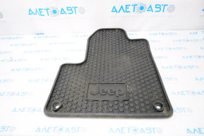 Carpet interior front left Jeep Cherokee KL 14- black, rubber
