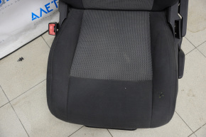 Driver's seat Jeep Compass 11-14 without airbag, mechanical, cloth black, cut, scratch