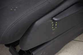 Driver's seat Jeep Compass 11-14 without airbag, mechanical, cloth black, cut, scratch